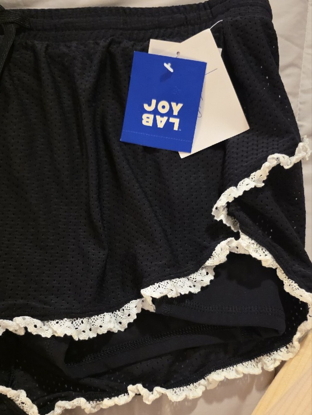 Joylab Women's Mesh Crochet Trim Shorts by - Picture 5 of 5